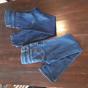 2 pairs of Girls size 8 skinny jeans